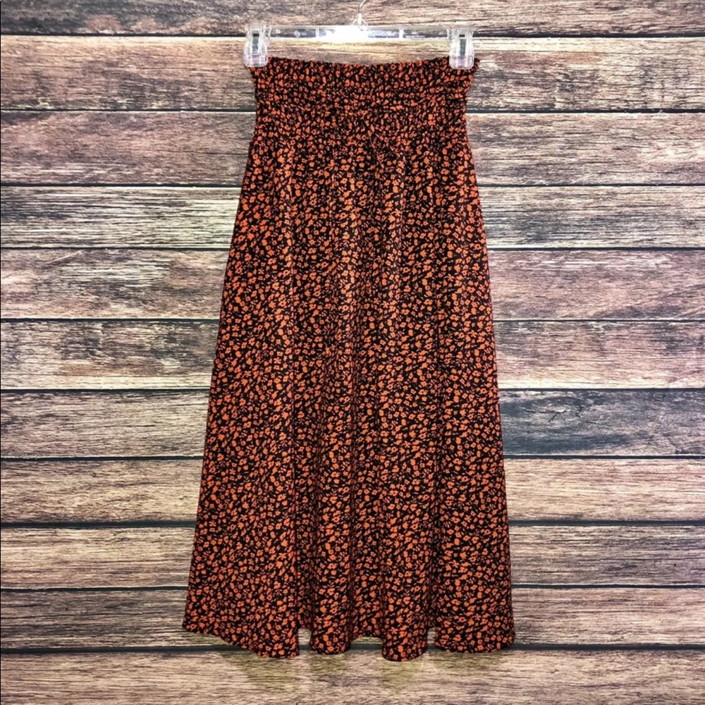 Mila Owen Modest Smocked MIDI Skirt Festival